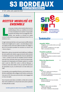 Bulletin académique n°235