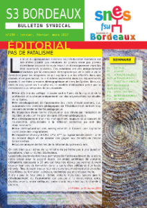 Bulletin académique n° 209