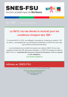 Lettre d'information aux TZR - 4oct2024