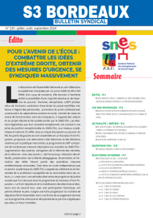 Bulletin académique n°239