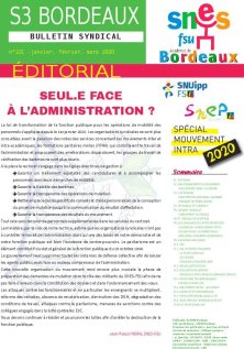 Bulletin académique n°221