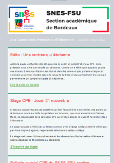 Lettre d'information OSTIC - CPE - 3 oct 2024