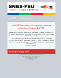 Lettre d'information aux TZR - 4oct2024