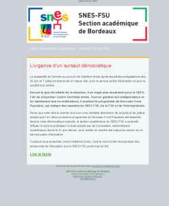 Lettre d'information OSTIC - 26 juin 2024