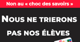 Alerte sociale « choc des savoirs » - Profs de lettres et de maths