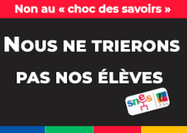 Alerte sociale « choc des savoirs » - Profs de lettres et de maths