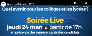 Présidentielles - Revoir la soirée Education 2022