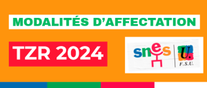 Modalités d'affectation des TZR à la rentrée 2024