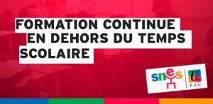 Formation continue en dehors du temps scolaire : un discours démagogique et (…)