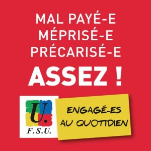 MANIFESTATION ET GREVE AESH - JEUDI 3 JUIN