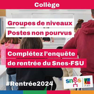 Stage Collège - Jeudi 21 novembre 2024