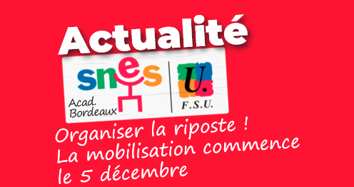 Ecole, fonction publique : organiser la risposte !