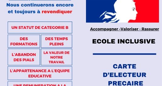 5 avril : Continuons à faire entendre la voix des AESH pour gagner !