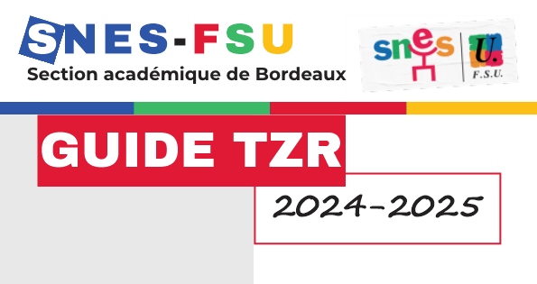 Guide TZR SNES Bordeaux - 2024-2025