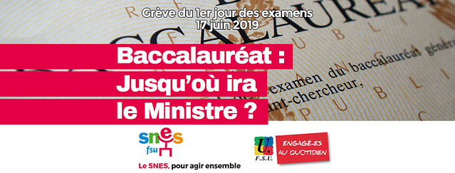 Communiqué de presse - Jean-Michel Blanquer sème le chaos dans les jurys du bac