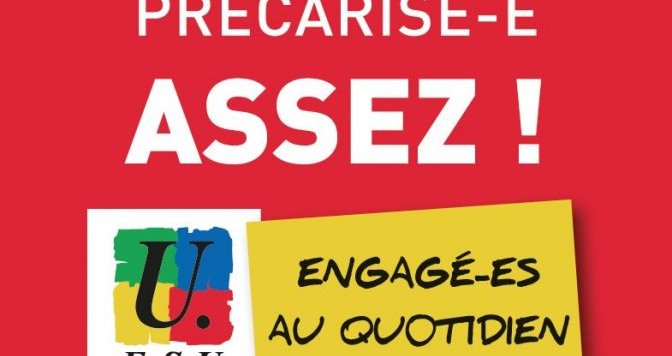 MANIFESTATION ET GREVE AESH - JEUDI 3 JUIN