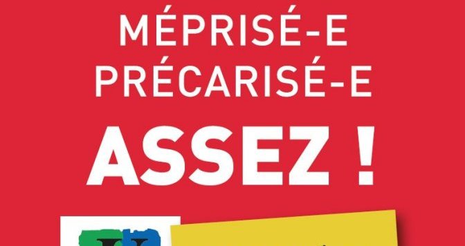 Mobilisation massive des AESH le 20 novembre 2019