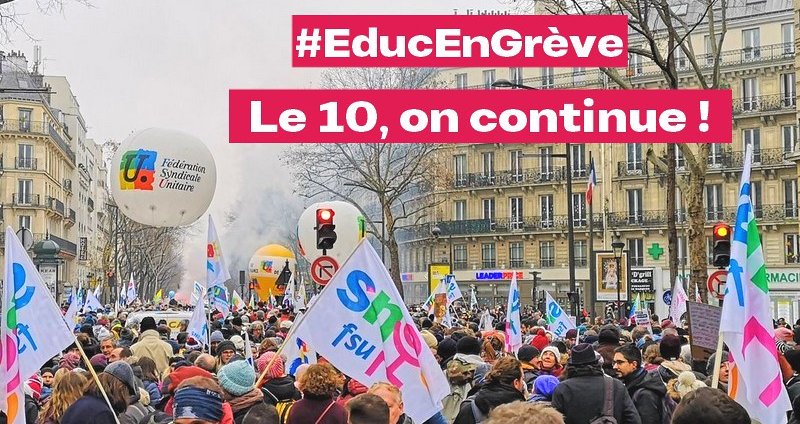 Grève et manifestations - Mardi 10 décembre