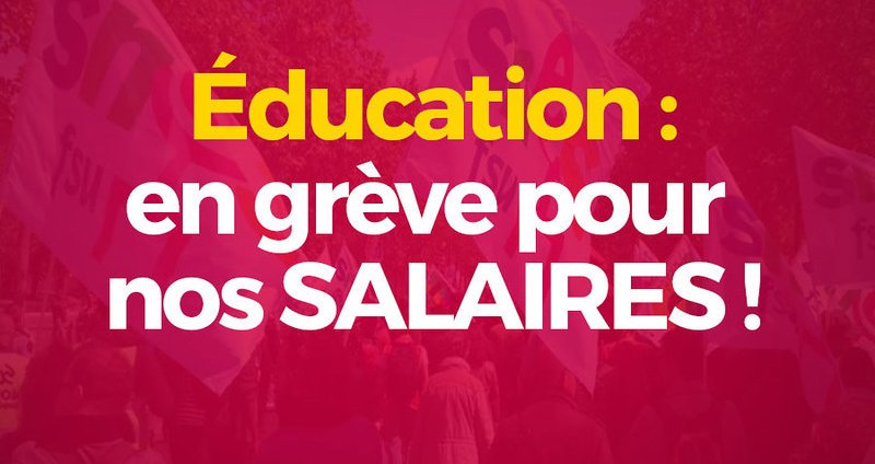 Grève le jeudi 29 septembre pour nos salaires !